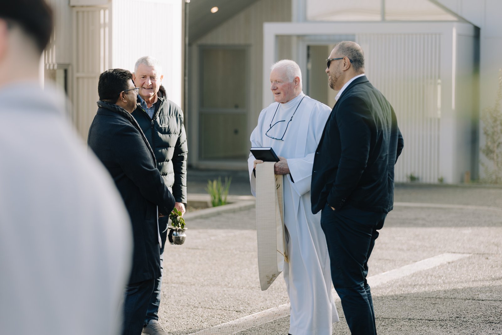 Community and church representatives at Notre Dame Living
